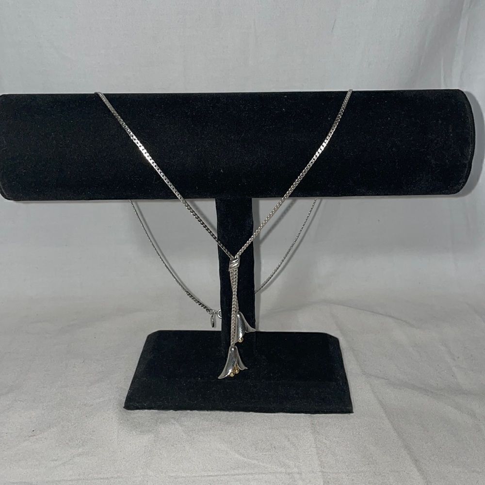 Chain Necklace with Bell Emblems